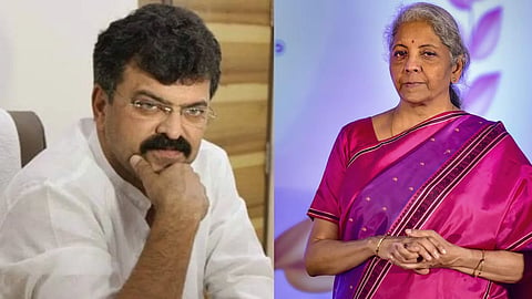 jitendra awhad on nirmala sitharaman indian rupee notes falling dollar strengthening statement  