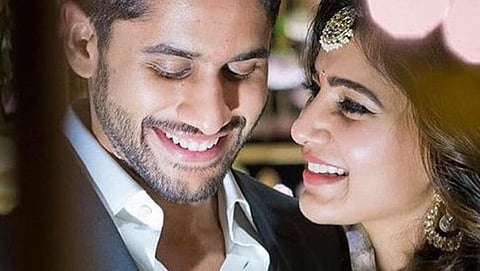 Samantha and naga chaitanya  