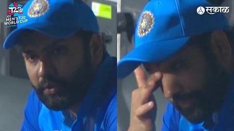 rohit sharma crying after team india loss  