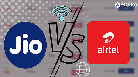 reliance jio vs airtel 719 rupees prepaid plan 84 days validity unlimited voice call 168gb data 