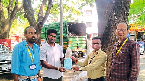 Nashik East division team during punitive action