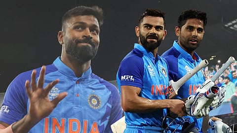 Hardik Pandya Virat Kohli Suryakumar Yadav 