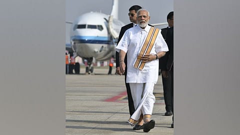PM Modi South Indian look