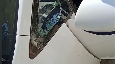 Golf club was stolen instead of a car window being broken