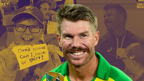 David Warner Banter With Fan 