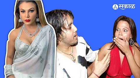 Rakhi Sawant Birthday singer mika singh did forcibly kissed rakhi sawant on his birthday 