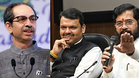Eknath Shinde-Fadnavis and Uddhav Thackeray 