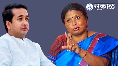 Sushma Andhare Vs Nitesh Rane