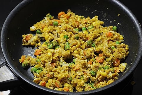 Oats Bhurji Recipe 