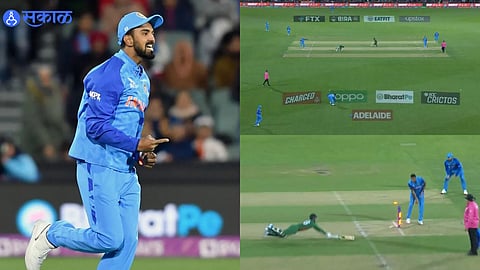  KL Rahul’s Direct Hit  