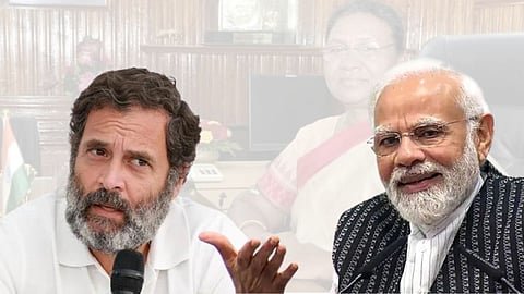 Rahul Gandhi and Narendra Modi