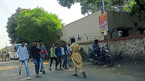 Youth roaming around the school premises for no reason