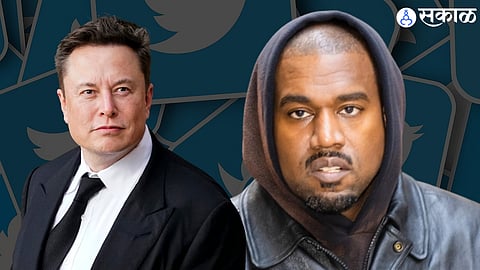 Hollywood news kanye west take a dig on elon musk call him half chinese after his twitter account suspended
