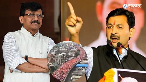 sambhajiraje chhatrapati slam sanjay raut over video maratha kranti morcha tweet as mahamorcha devendra fadnavis  