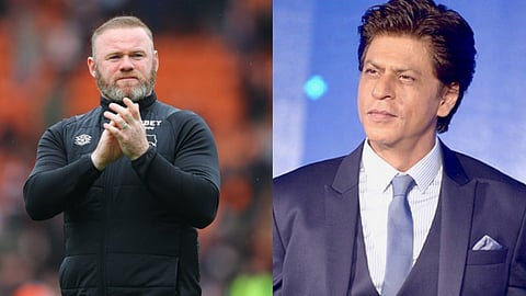 fifa world cup 2022 shah rukh khan wayne rooney pathaan gave ddlj pose watch viral video  