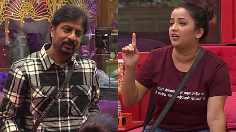 apruna nemlekar and kiran mane dispute in Bigg Boss Marathi 4 