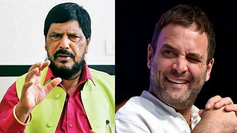 Ramdas Athawale vs Rahul Gandhi 
