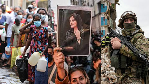news year ender 2022 top international events year 2022 russia ukraine war Masha Amini Death sri lanka economic crisis Nupur Sharma  