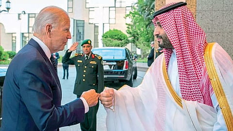 saudi prince mohammad bin salman and joe biden