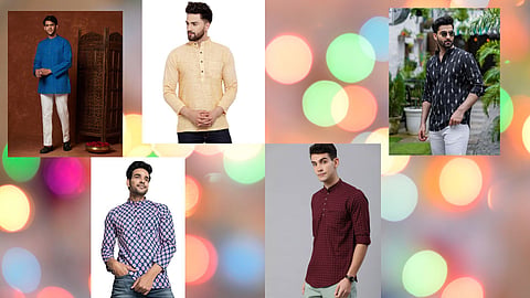 Mens Short Kurta Fashion