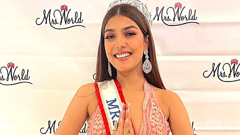Mrs world 2022 sargam kaushal brings back the crown to india after 21 years