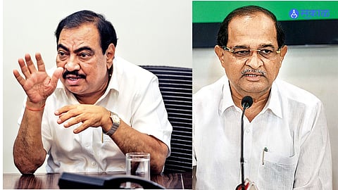 Eknath Khadse And Radhakrushn vikhe