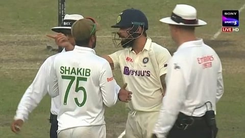 Virat Kohli Sledging Bangladesh Cricketer 