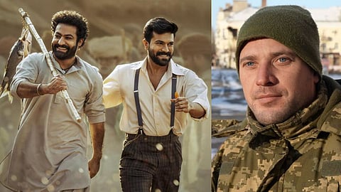 RRR movie team helped ukraine artist between war period natu song  