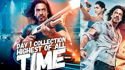 pathaan , pathaan 100 crore club entry, pathaan box office report
