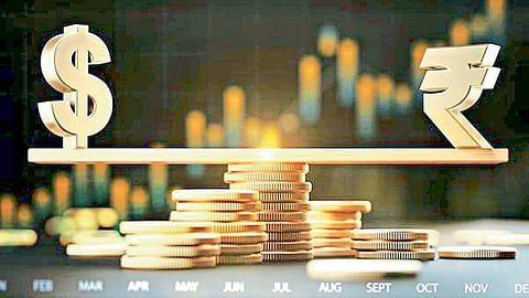 Dollar and Rupee