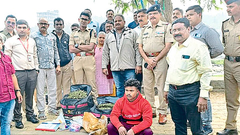 Deputy Superintendent of Police S. Hrishikesh Reddy and team