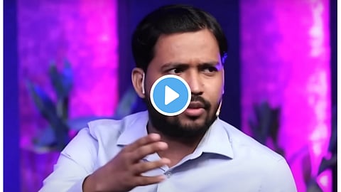 khan sir aka faizal khan the kapil sharma show video goes viral  emotional stories of students watch video  