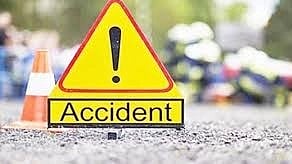Two people on two-wheeler were injured fell from bridge pune police hospital doctor