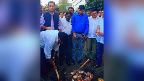 Pune News : अग्रसेन शाळा ते ई कोमरझोन रस्त्याच्या अंतिम टप्प्यातील कामाला गती 