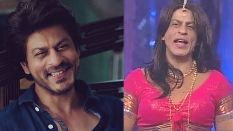 shah rukh khan, pathaan movie, shah rukh khan as a women viral photo 