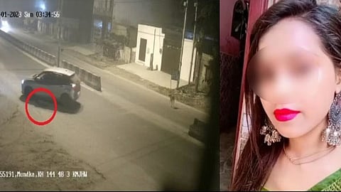 Delhi Girl Accident