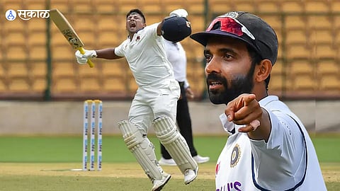Sarfaraz Khan and Ajinkya Rahane