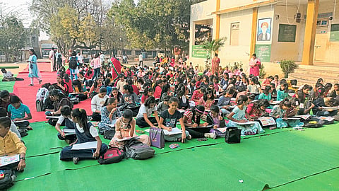नारायणदास रामदास शाळेतील
६०५ विद्यार्थी सहभागी