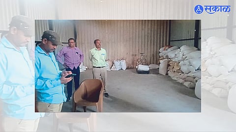 Jalgaon: Guardian Minister Gulabrao Patil while starting the road safety campaign. Sub Regional Transport Officer Shyam Lohi, Department Controller Bhagwan Jaganor etc