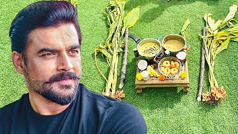 R. Madhavan celebrate pongal photo viral 