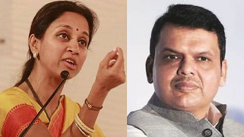 Supriya sule criticize devendra fadanvis