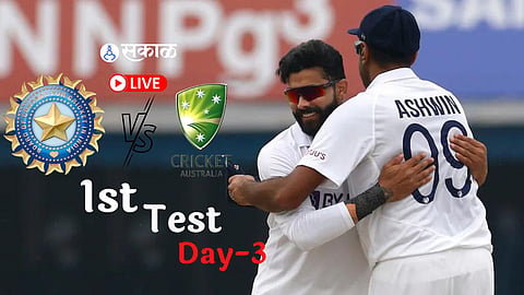 IND vs AUS 1st Test Day 3 Live