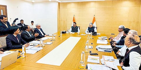 Railway Ministry meeting in New Delhi 