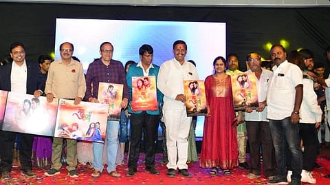Man Jadala Marathi Movie team