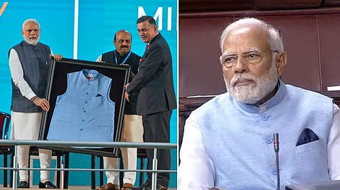 PM Modi Jacket: मोदींनी घातलं चक्क प्लॅस्टिकचं जॅकेट, यामागे खास कारण