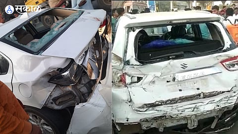 Damage to vehicles caused by reckless container drivers here