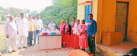 लुमेवाडी येथे आरोग्य तपासणी शिबिराला प्रतिसाद