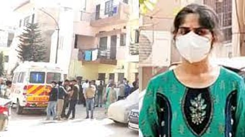 woman locked self son for 3 years in house to escape corona in gurgaon rescued  