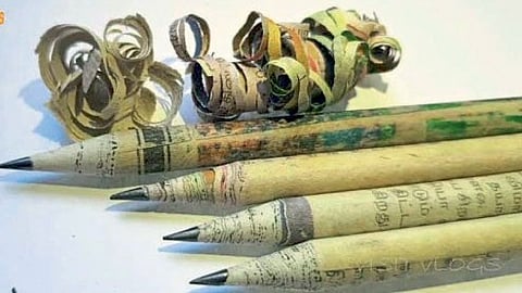 Global warming Environmental Supplemental Life recycling pensil education 