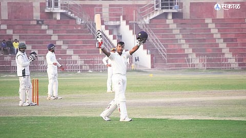   saurashtra-beat Mayank Agarwal karnataka 